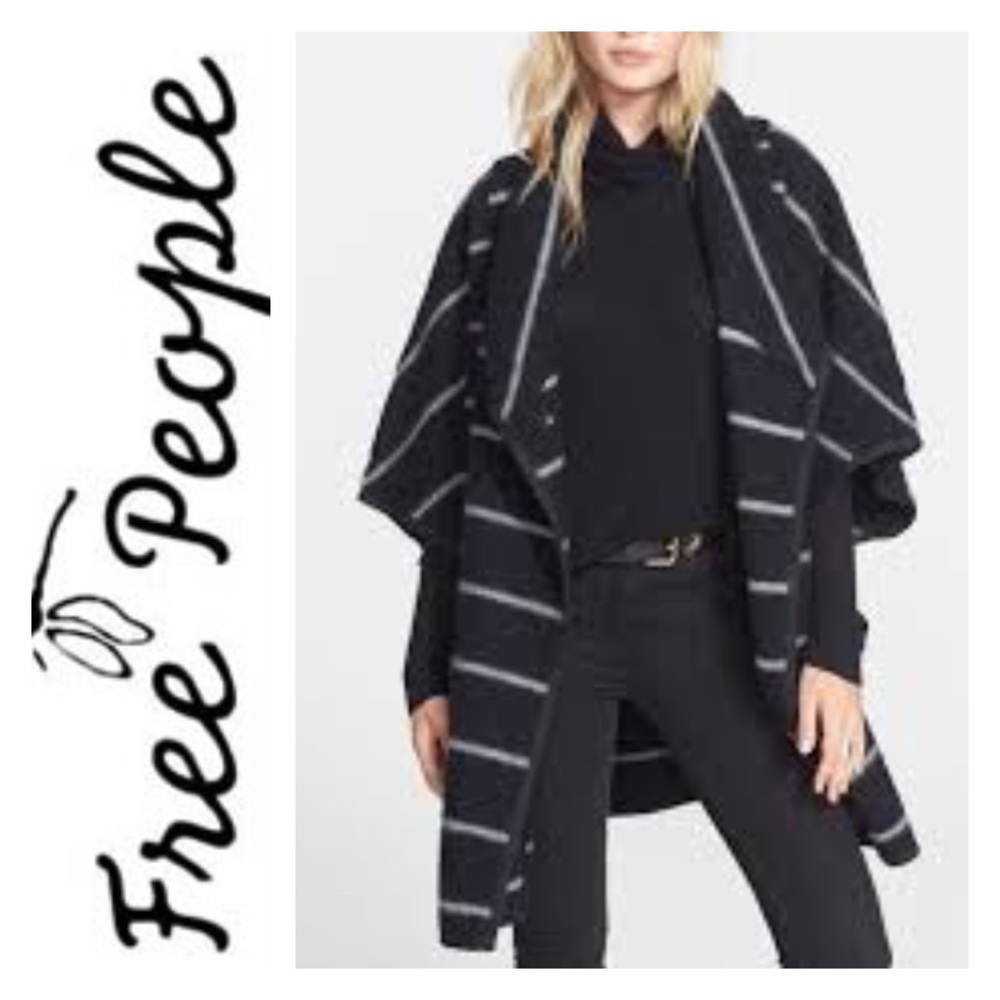 🌟SALE🌟Free People 'Blanket Poncho'